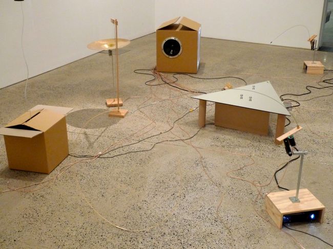 Kinetic sound sculptures by Michael Prior