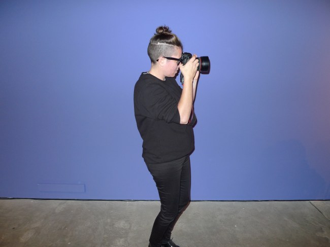 Lauren Dunn snaps one off