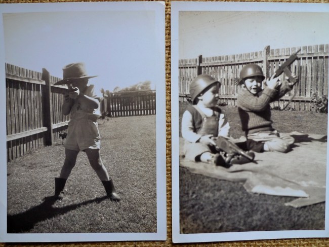 My Cousins 'play war'