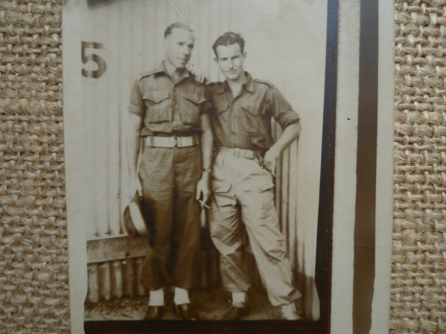 Poppy Tom (left) smoking