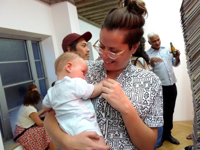 Baby Miro with Aunty Lauren Dunn