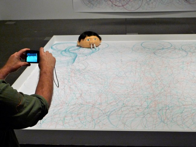 David Shrigley drawing machine: who said artists can't draw anymore?