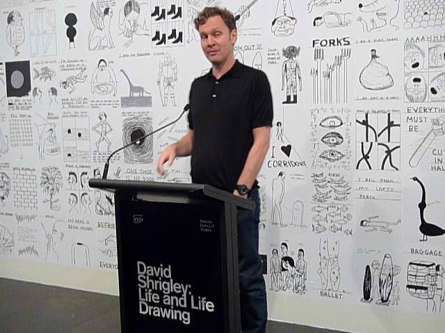 David speaking about Life and Life Drawing