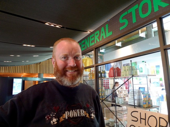 Jason Hood checks out the General Store