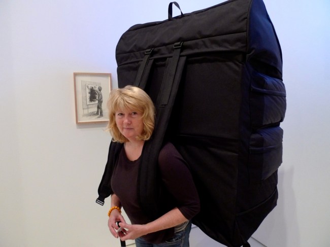 Jennifer Crowle performs an Artists Burden