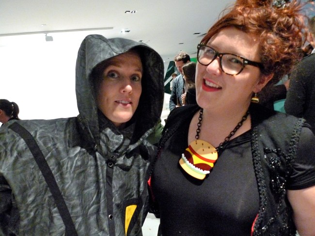 Liz and Bek "Show us your Burger" Berger