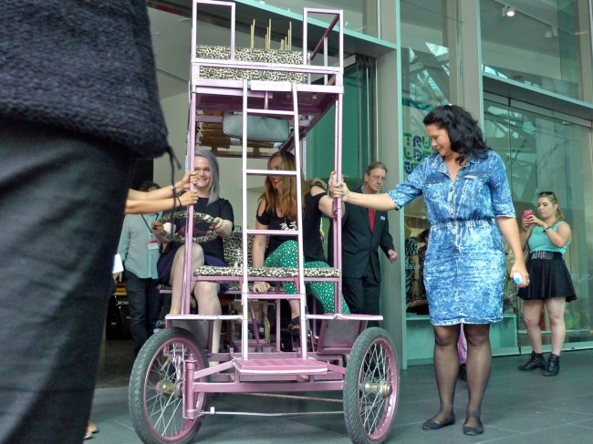 Tin Tin's work hits the pavement