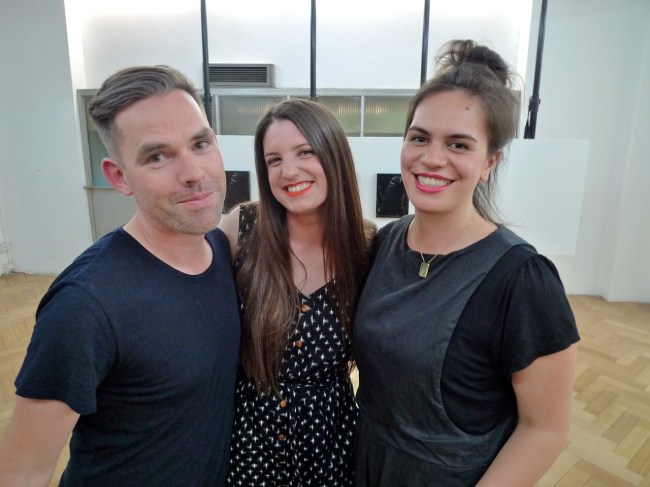 West Space crew, Danny, Christina and Tamsen