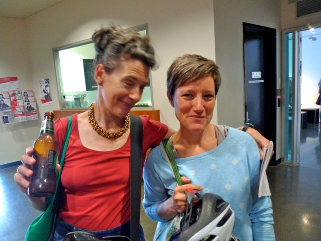 Cath Clover and Rebecca Mayo