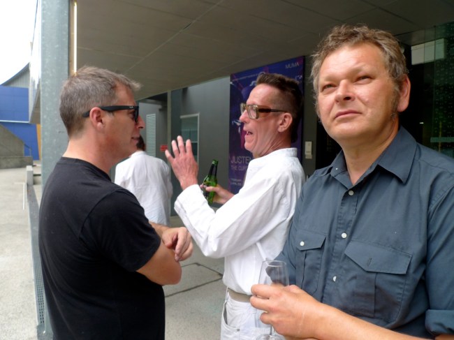 Speak no Evil, Hear no Evil, See no Evil, Callum Morton, Danius Kesminas and Ronnie Van Hout