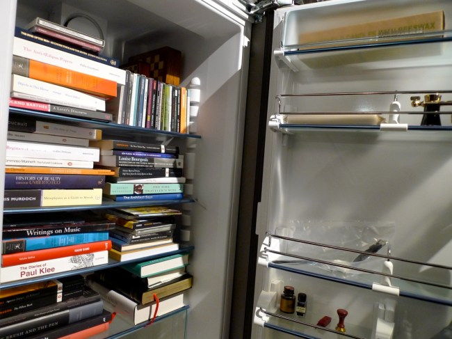 Theo Wong's book fridge