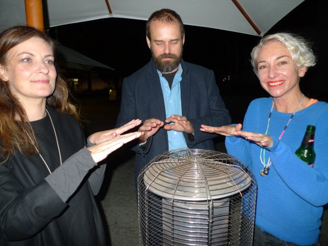 Angela Brophy, Mark Shorter and Jess Johnson