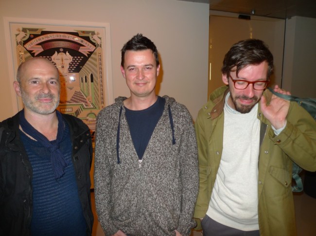 Damiano Bertoli, Tom 'Bedroom Eyes' Nicholson and Ziga Testen