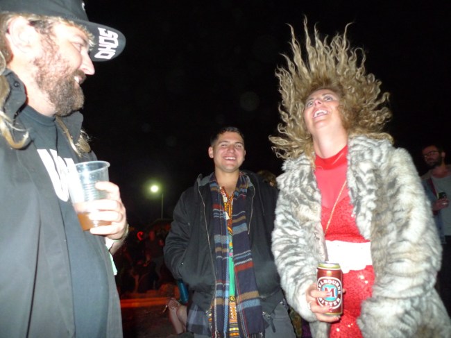 Kate Models a beer commercial