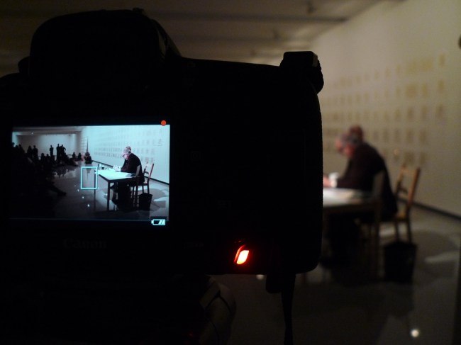 Matt Mullican spirit performance