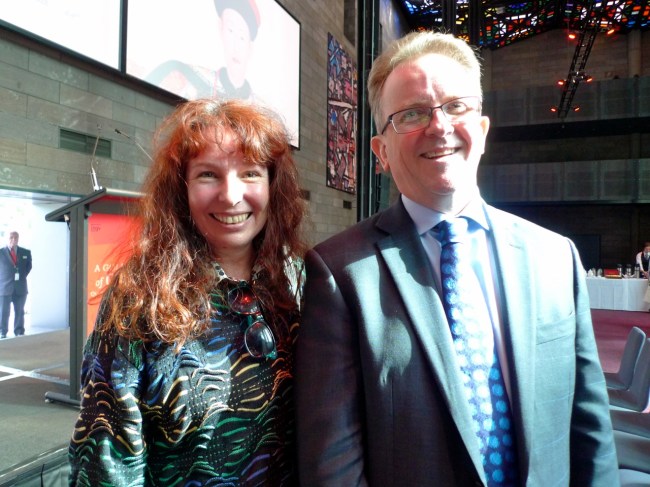 Me and Phil Edmands, Manager Director, Rio Tinto Australia