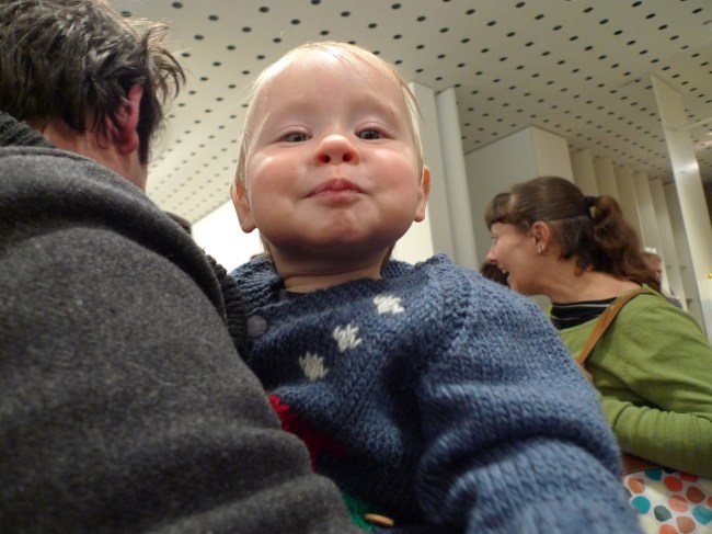 Miro looking down his nose