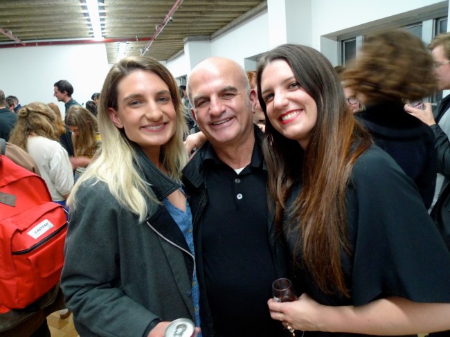 George, adored by daughters Alexandra and Christina over-exposed