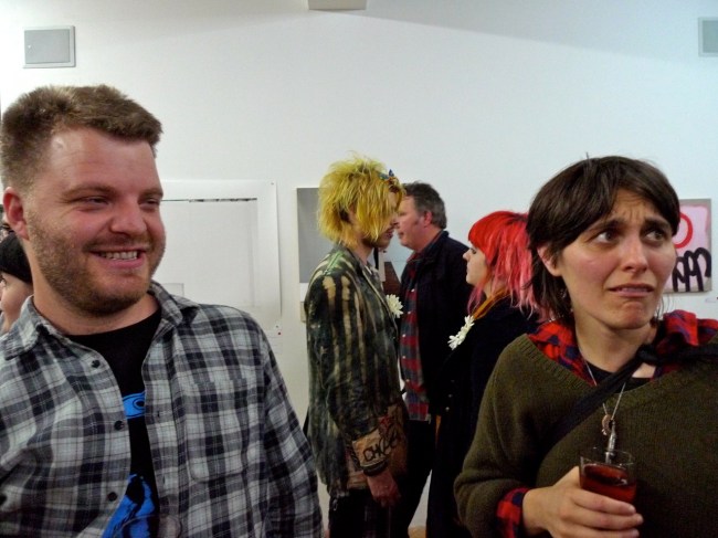 Woody and Steph and the Coloured hair crew