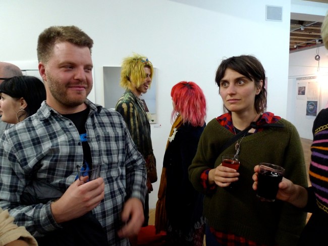 Woody, Steph and the Coloured Hair Crew