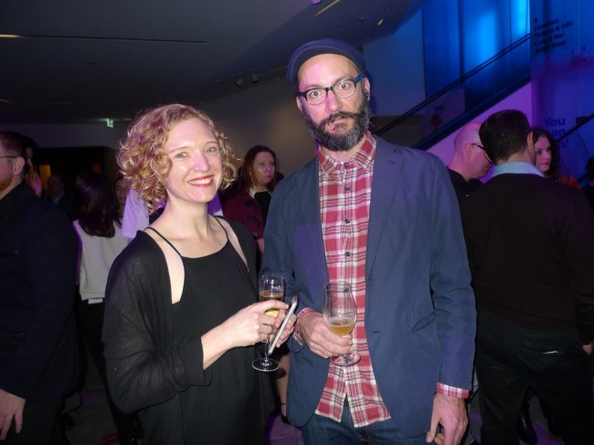 ACMI Curator Emma McRae and Daniel Crooksy Crooks