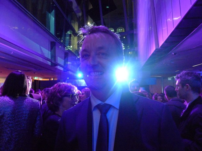 Martin Foley in bright light