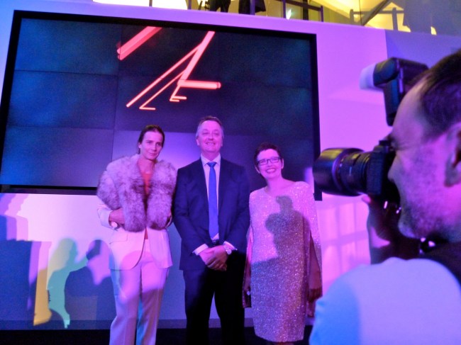 Rachel, Martin, ACMI CEO Katrina Sedgwick