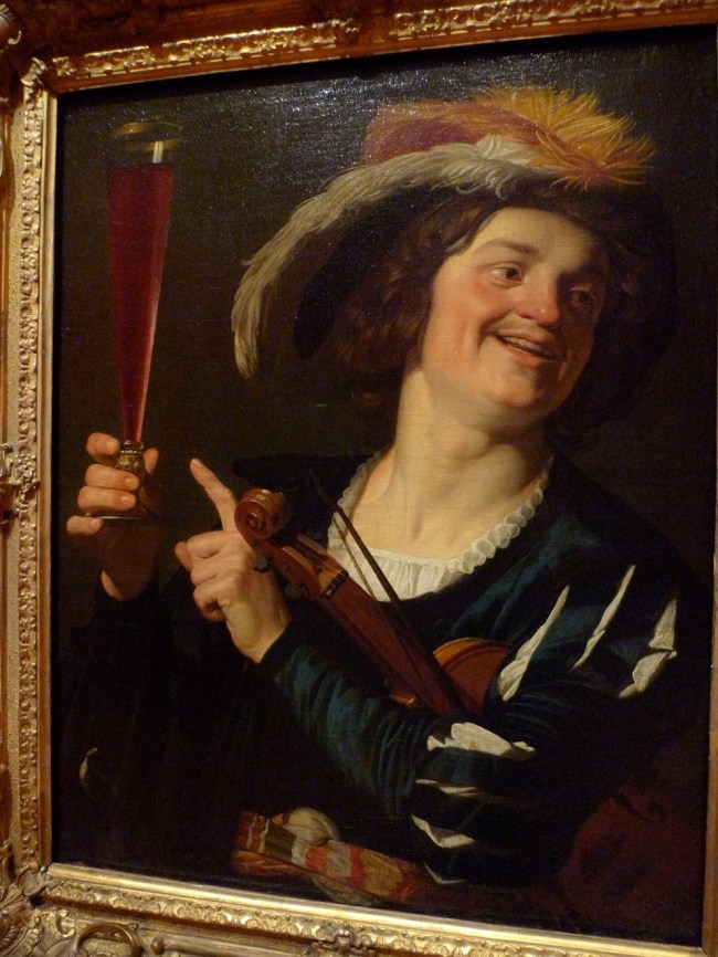 A Convivial fellow by Gerrit van Honthorst, 1624