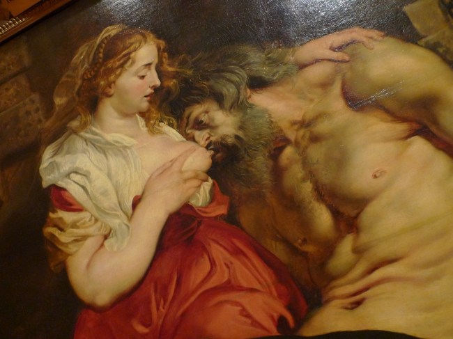 Roman Charity (Cimon & Pero) by Peter Paul Rubens, c
