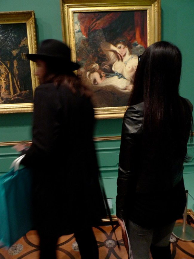 Viewers check out 'Cupid untying the zone of Venus', 1788.