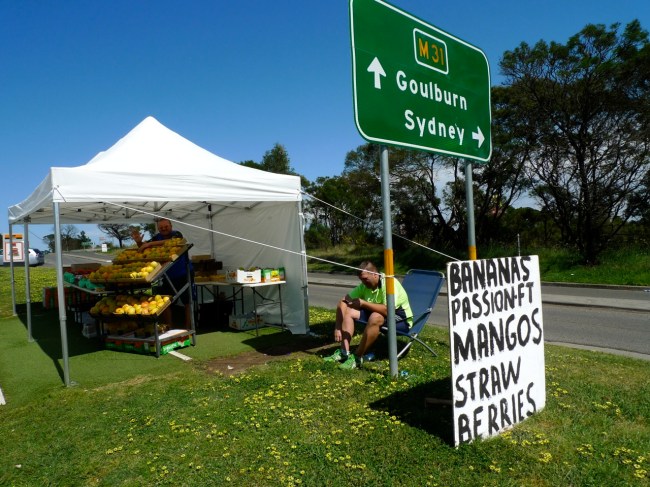 On the road to Goulburn