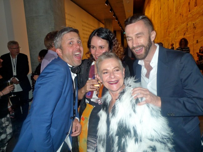 Daniel Mudie Cunningham, Sarah Contos, Marita Leuver and Tony Stephens (wake up Tony)