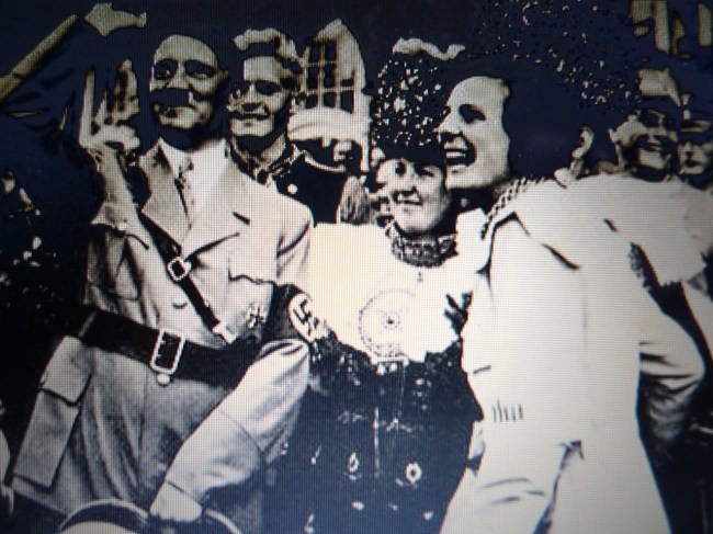 Hitler and his favourite film maker Leni Riefenstahl