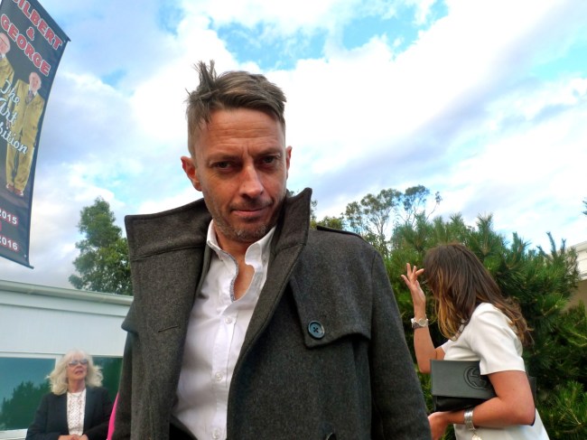 A smouldering Mark Feary