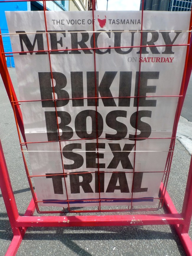 Tassie's Mercury goes all Gilbert and George