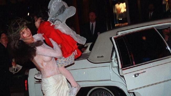 Rachael Griffiths brings girls to protest