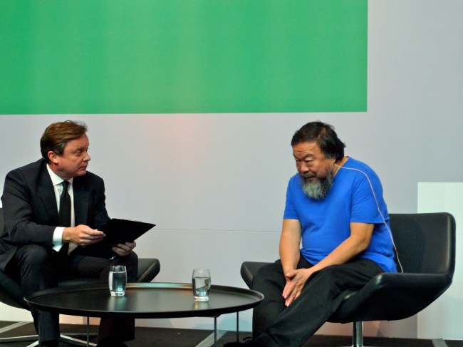 Tony Ellwood talks to Ai Weiwei