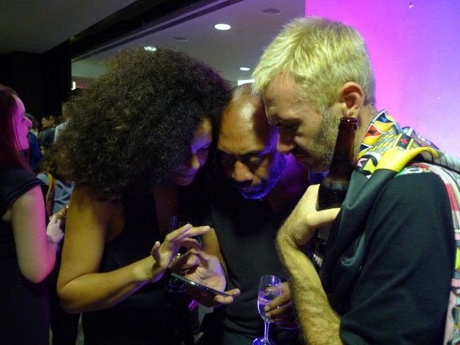 Angela Tia Tia, Brian Fuata and Bradley Vincent get into the internet