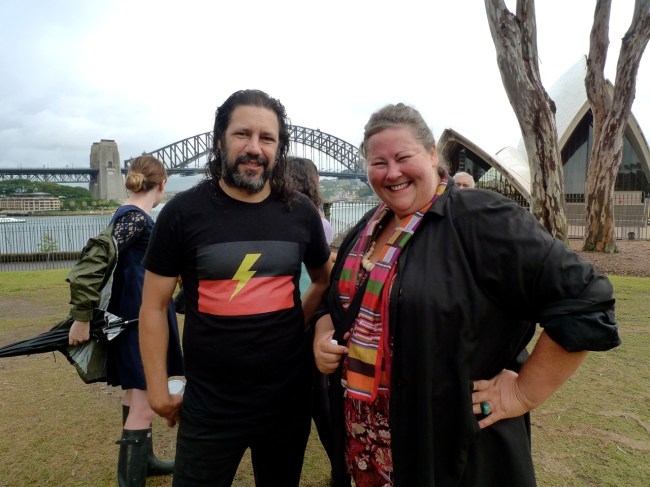 Archie Moore with Sarah 'The Goff' Goffman