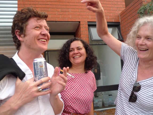 Gerry Bibby, Lulu and Janet Burchill