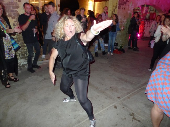 Justene Williams, carves it up some more