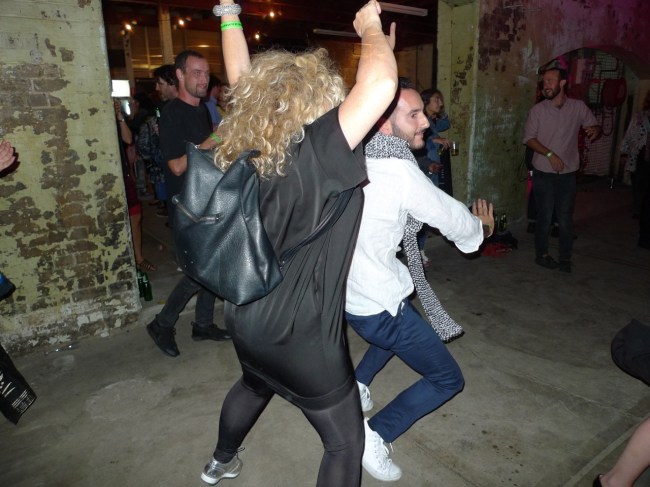 Justene Williams carves it up