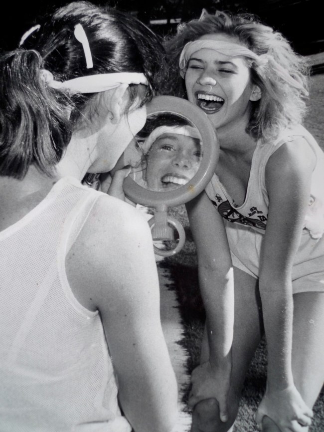 Michelle and I do an advert for a fun run