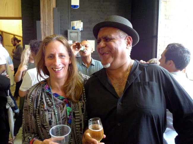 Stephanie Rosenthal, the photo bomber and Richard Bell