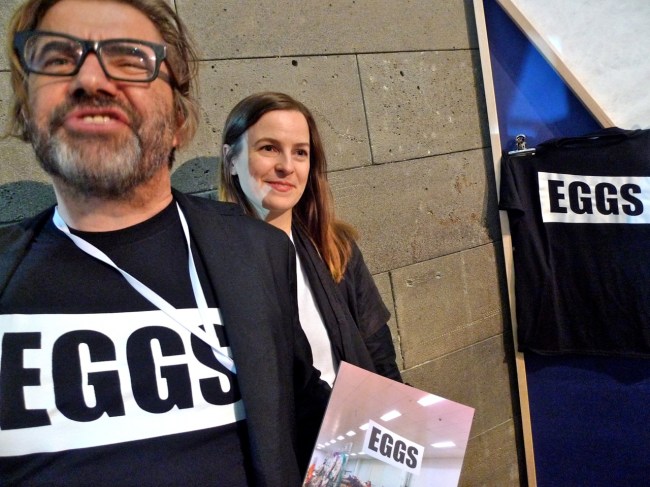 Jordan Marani smells his own egg fart. Daine Singer hasn't been hit with it yet.