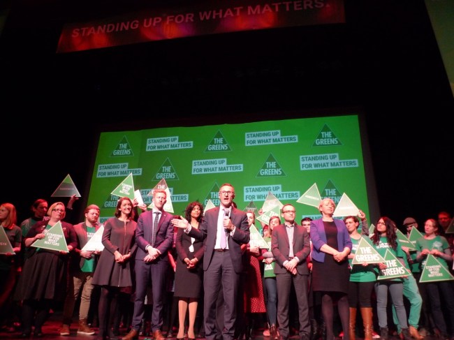 Greens Leader Richard Di Natale