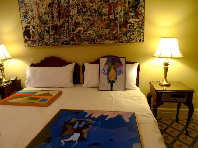 Paintings take a well deserved rest