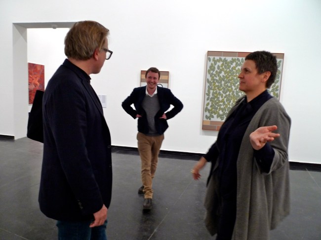 "Wanna buy a painting Tim?"