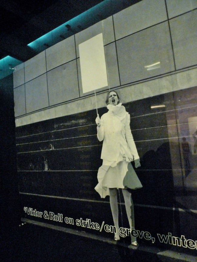 A model demonstrating against nothing