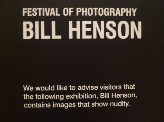 We would like to advise visitors that here's another Bill Henson Show